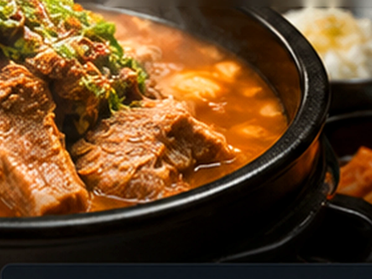 감자탕과 함께 즐기는 마무리 메뉴